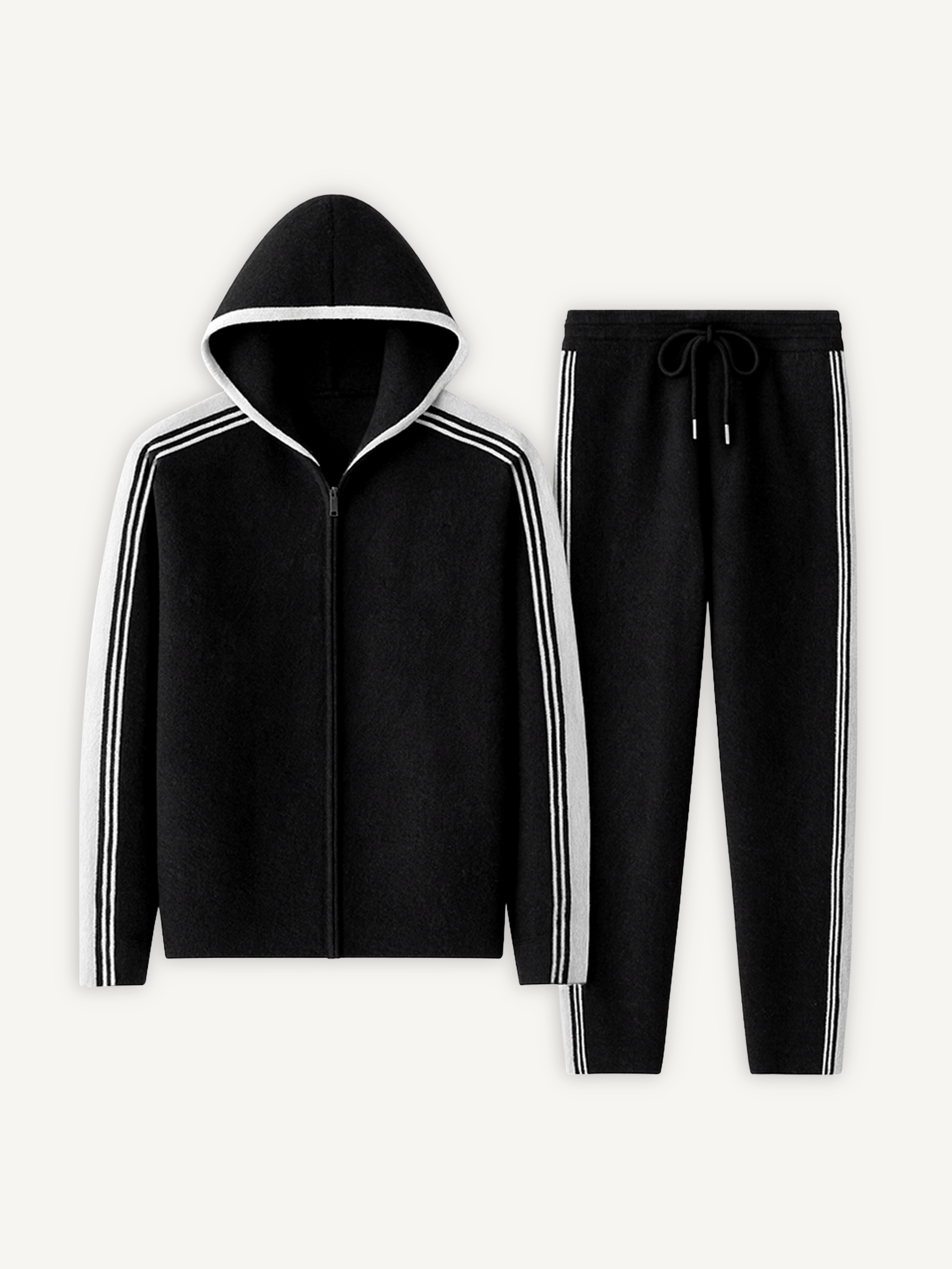 Modern Leisure Set with Jacket and Pants