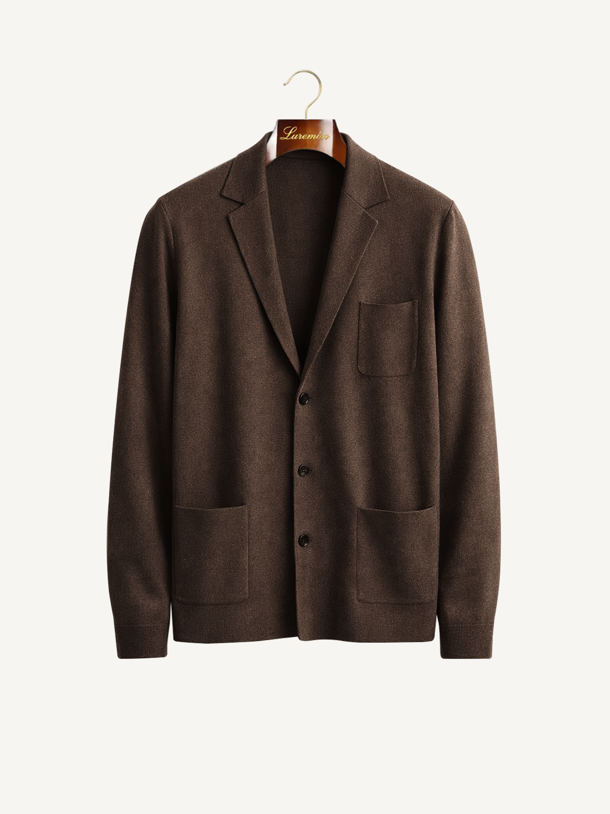 Cardigan with Lapel Collar