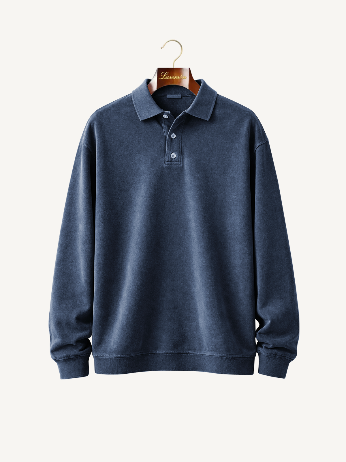 Long Sleeve Polo Shirt Casual Style