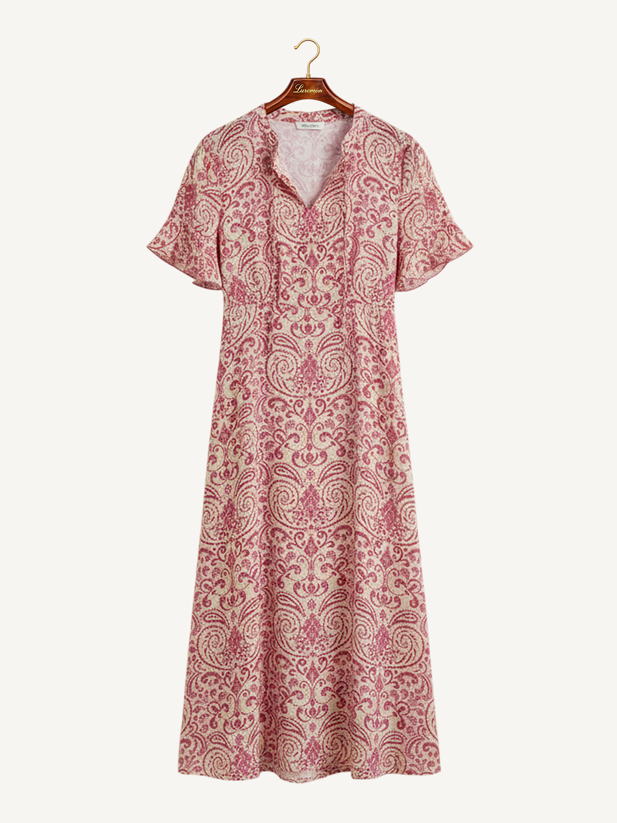 Bohème Sommerkleid V Ausschnitt