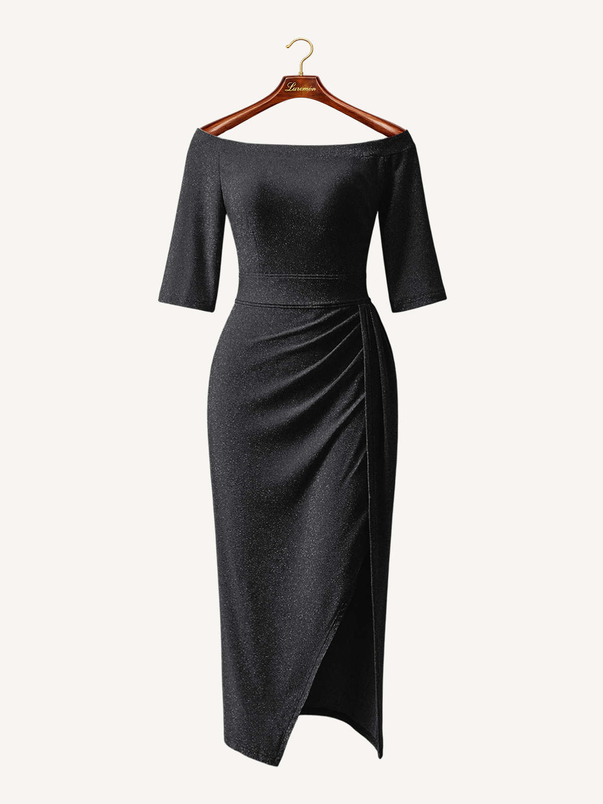 Cocktailkleid mit Carmen Ausschnitt