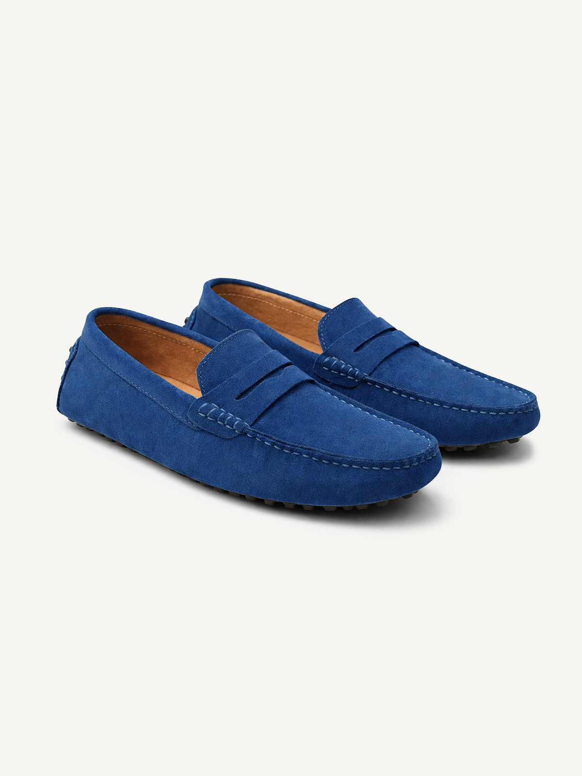 Suede Driver Loafers