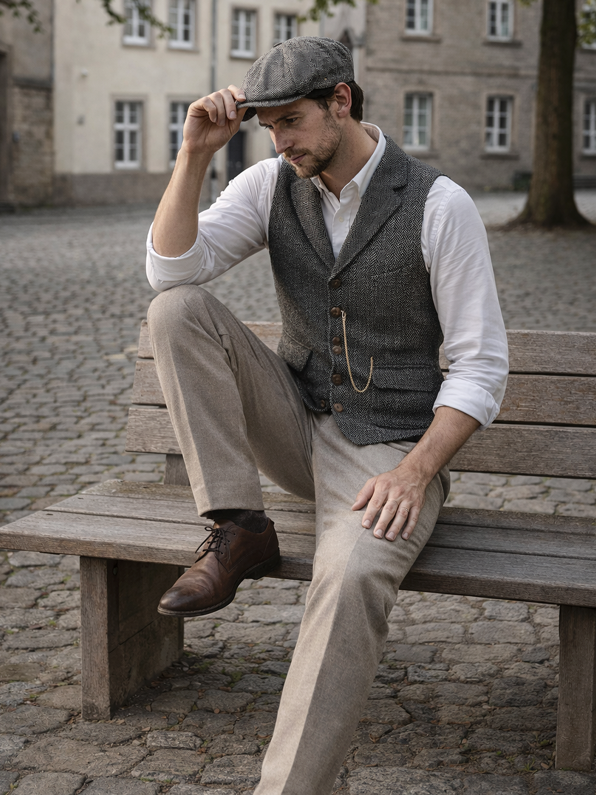 Moderne Weste Anzug Design