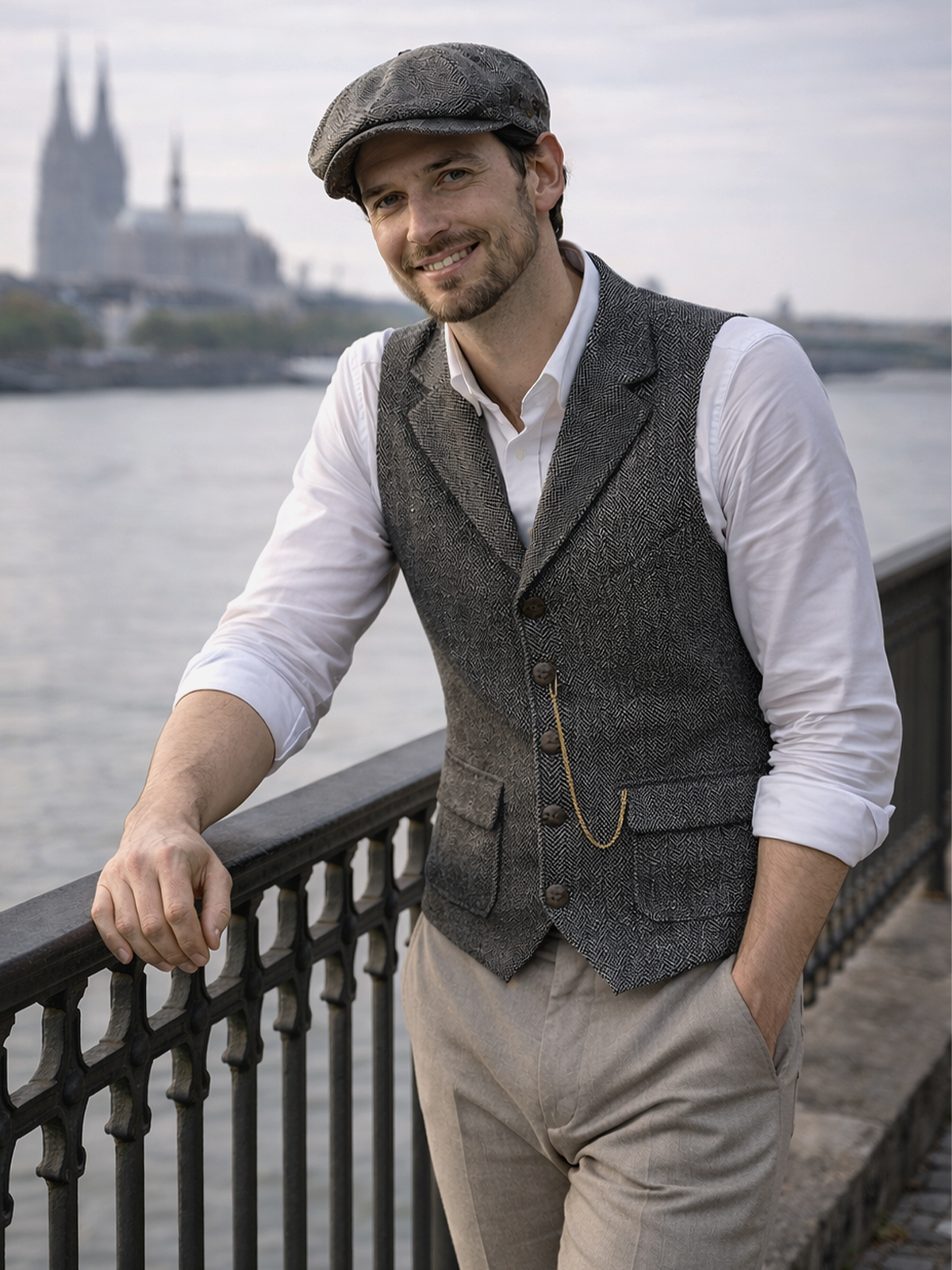 Moderne Weste Anzug Design