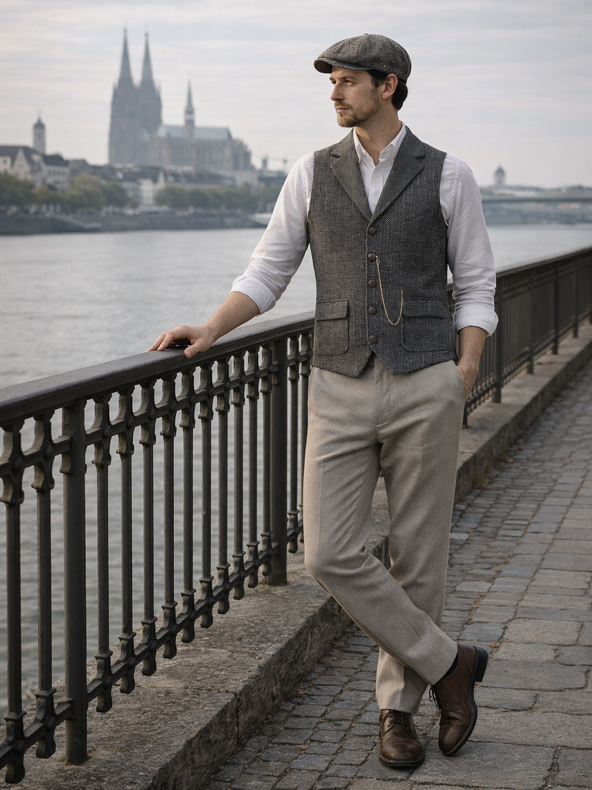 Moderne Weste Anzug Design