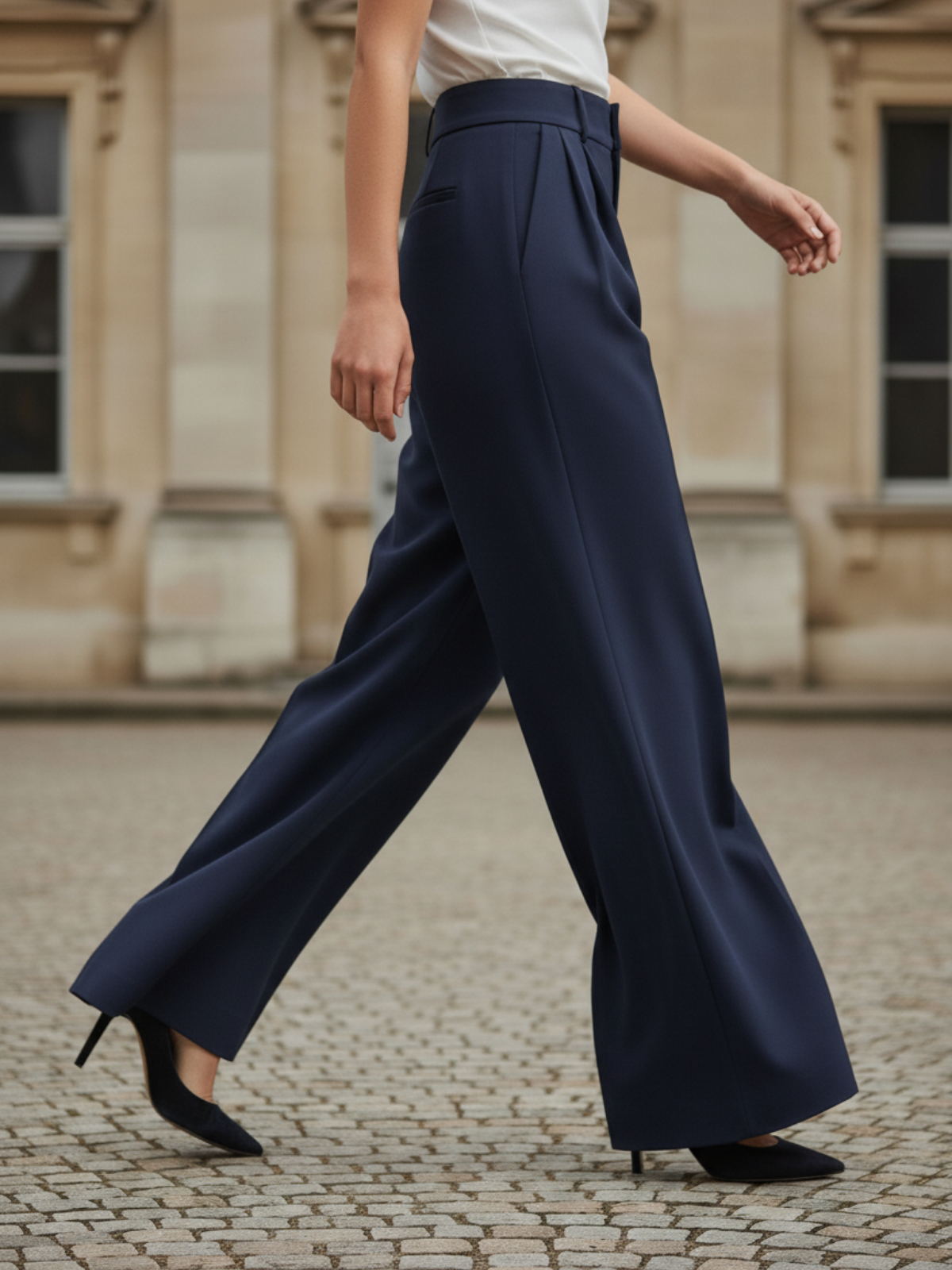 Wide-cut trousers