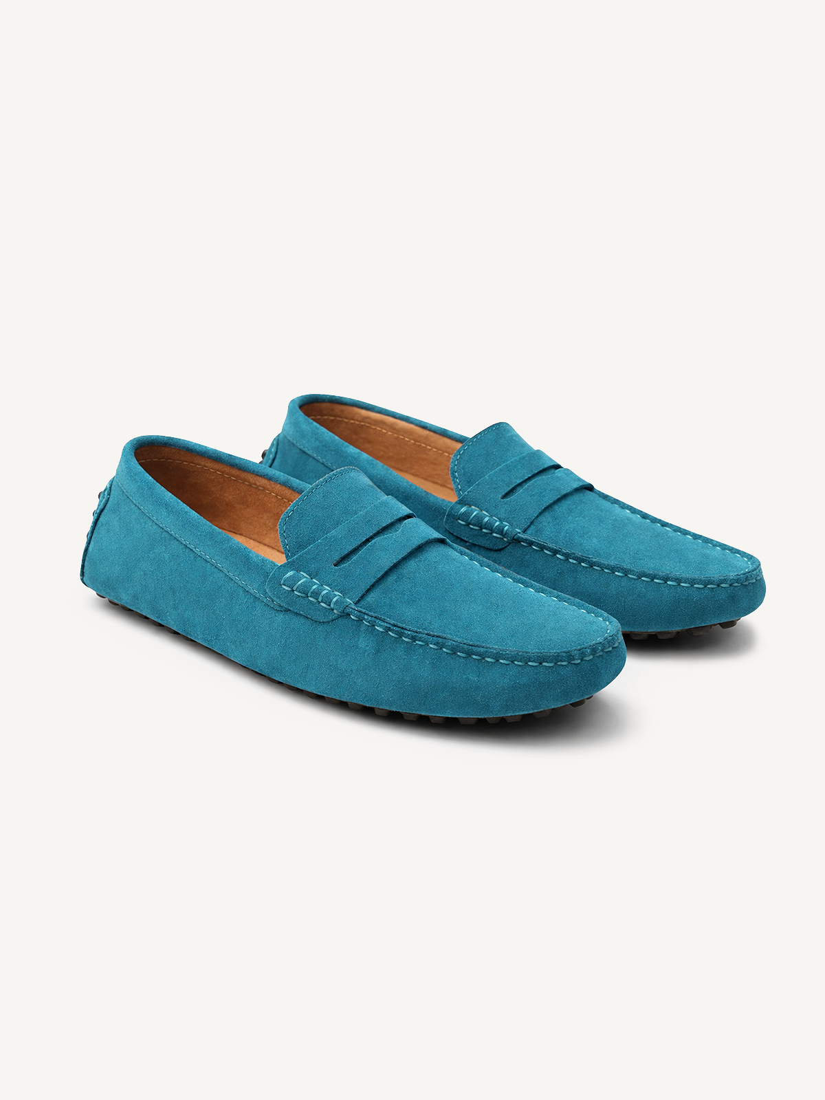 Suede Driver Loafers
