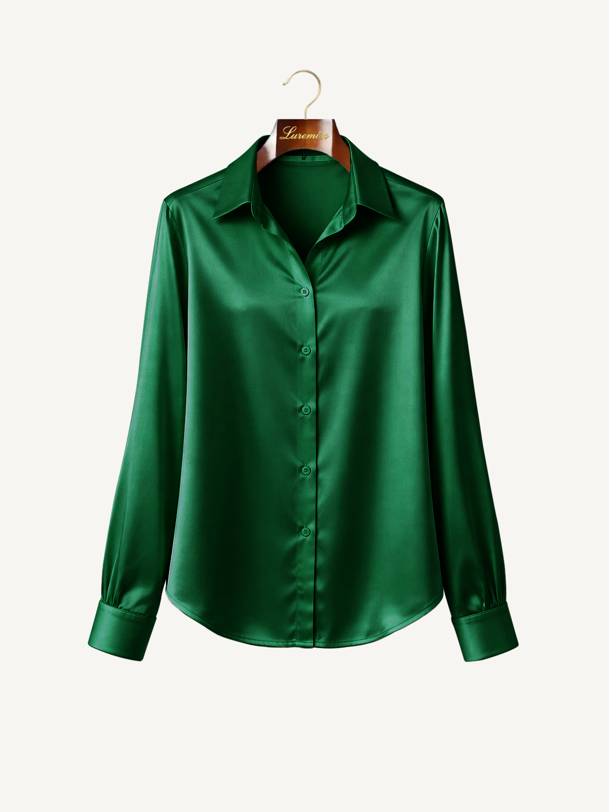 Satin Bluse im zeitlosen Chic Look