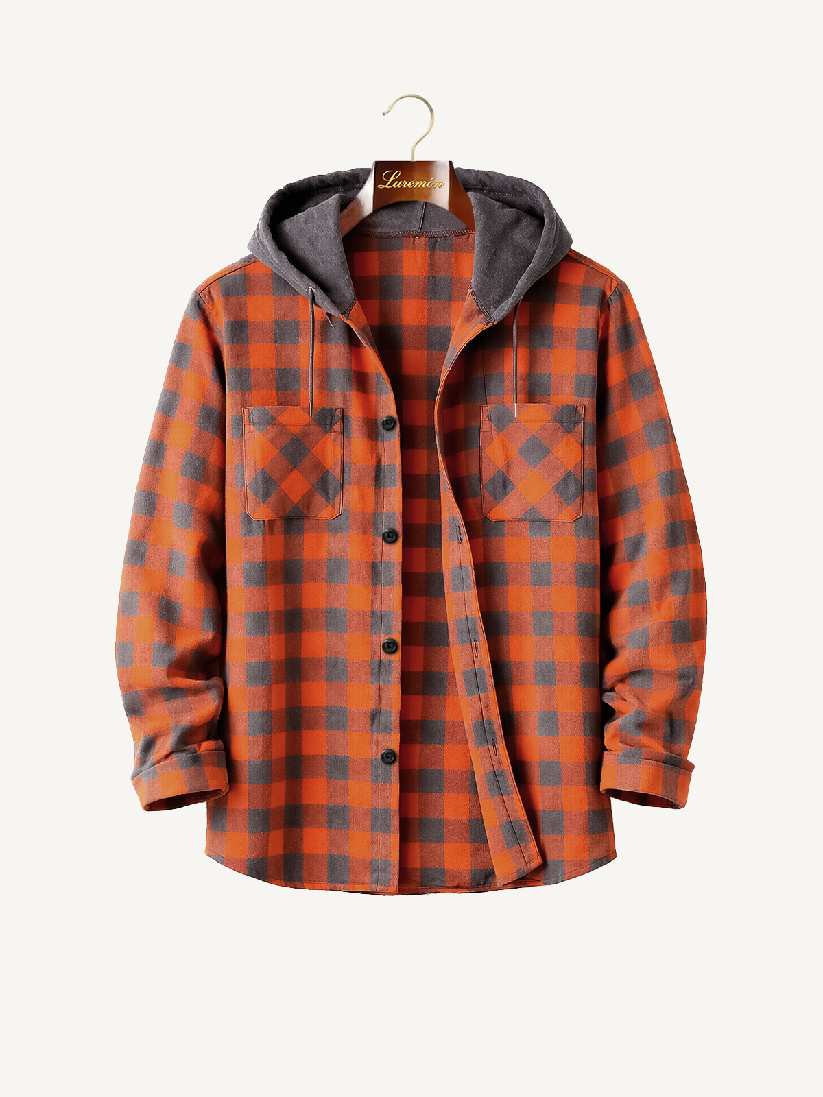 Kapuzen Strickjacken Karo