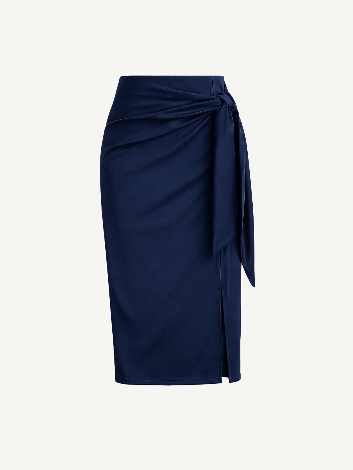 Knielanger High Waist Rock