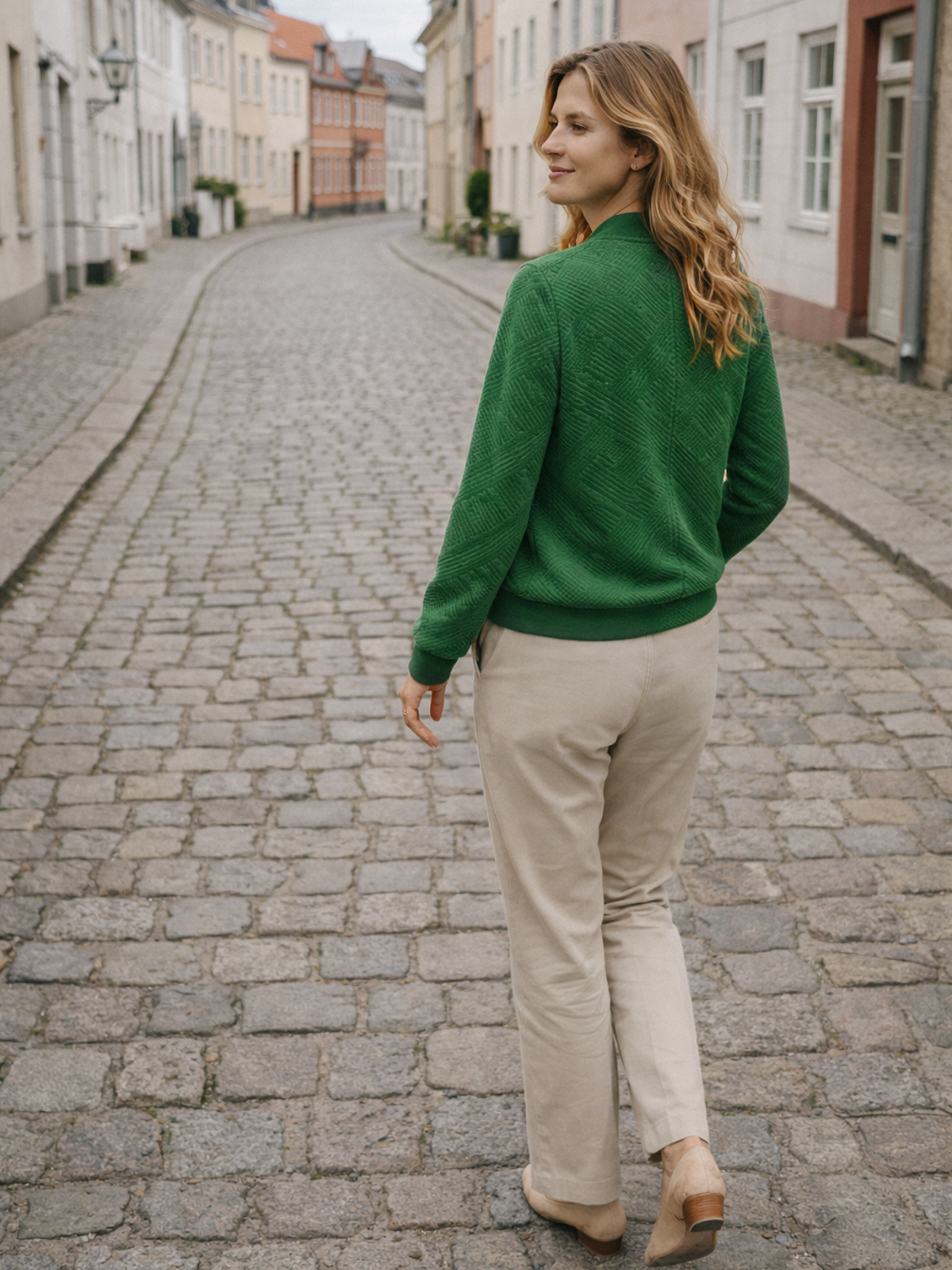 Geschnittene Übergangsjacke