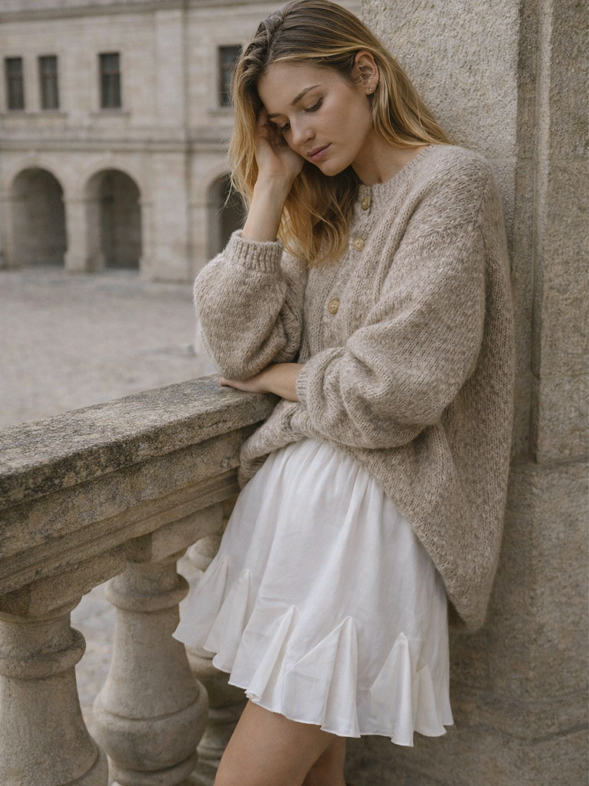 Weiter Röcke mit Volant Design