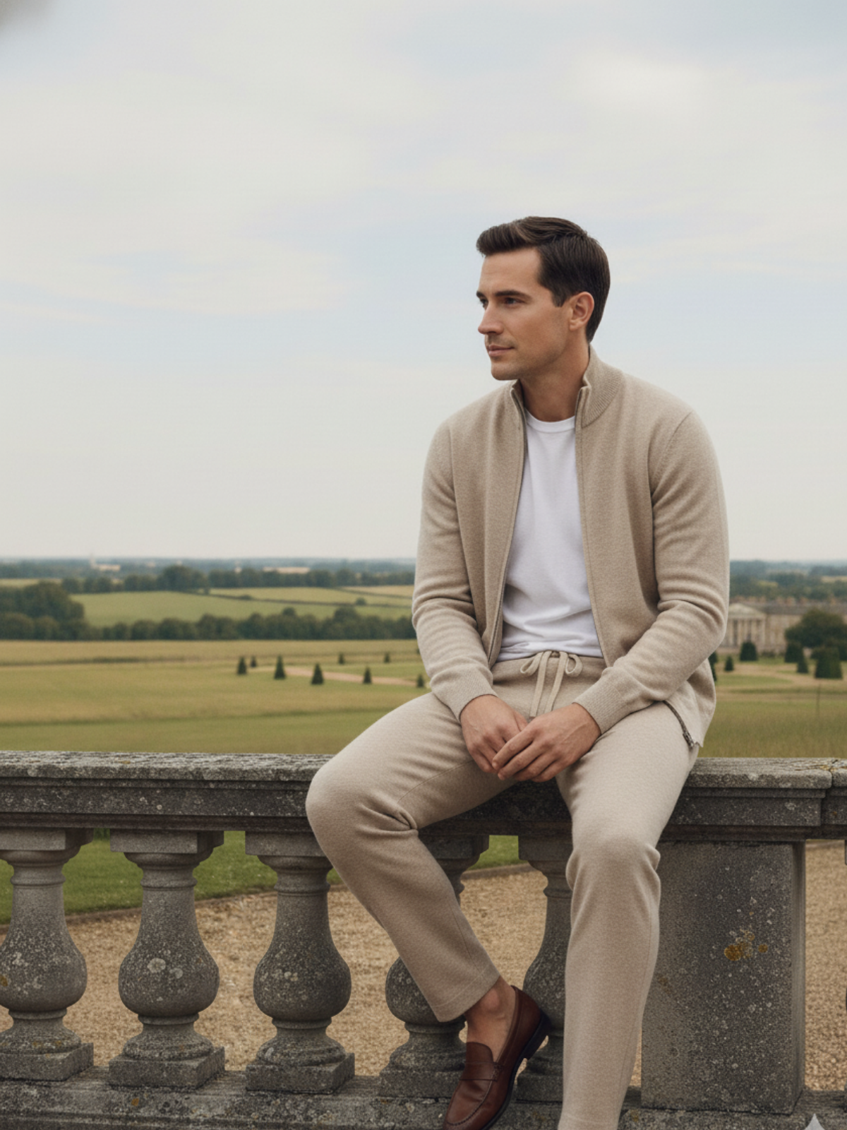 Merino Klassisches Lounge Set