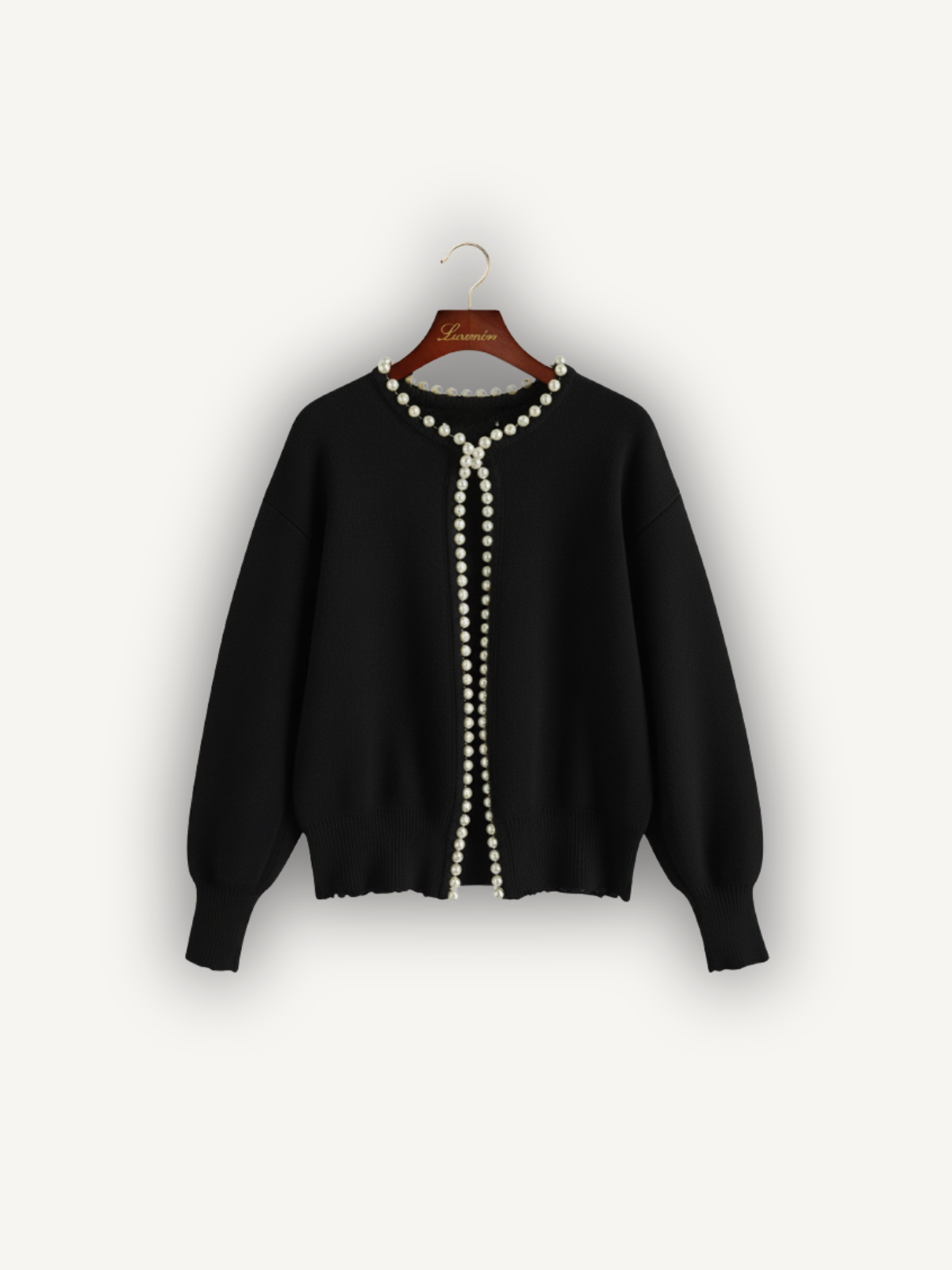 Perlenstrick Cardigan