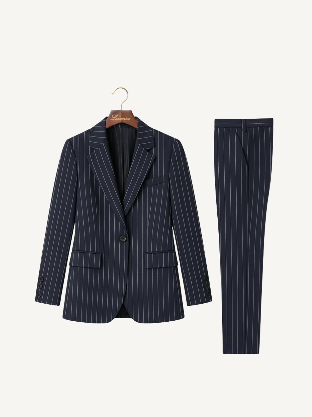 Pinstripe Suit Set