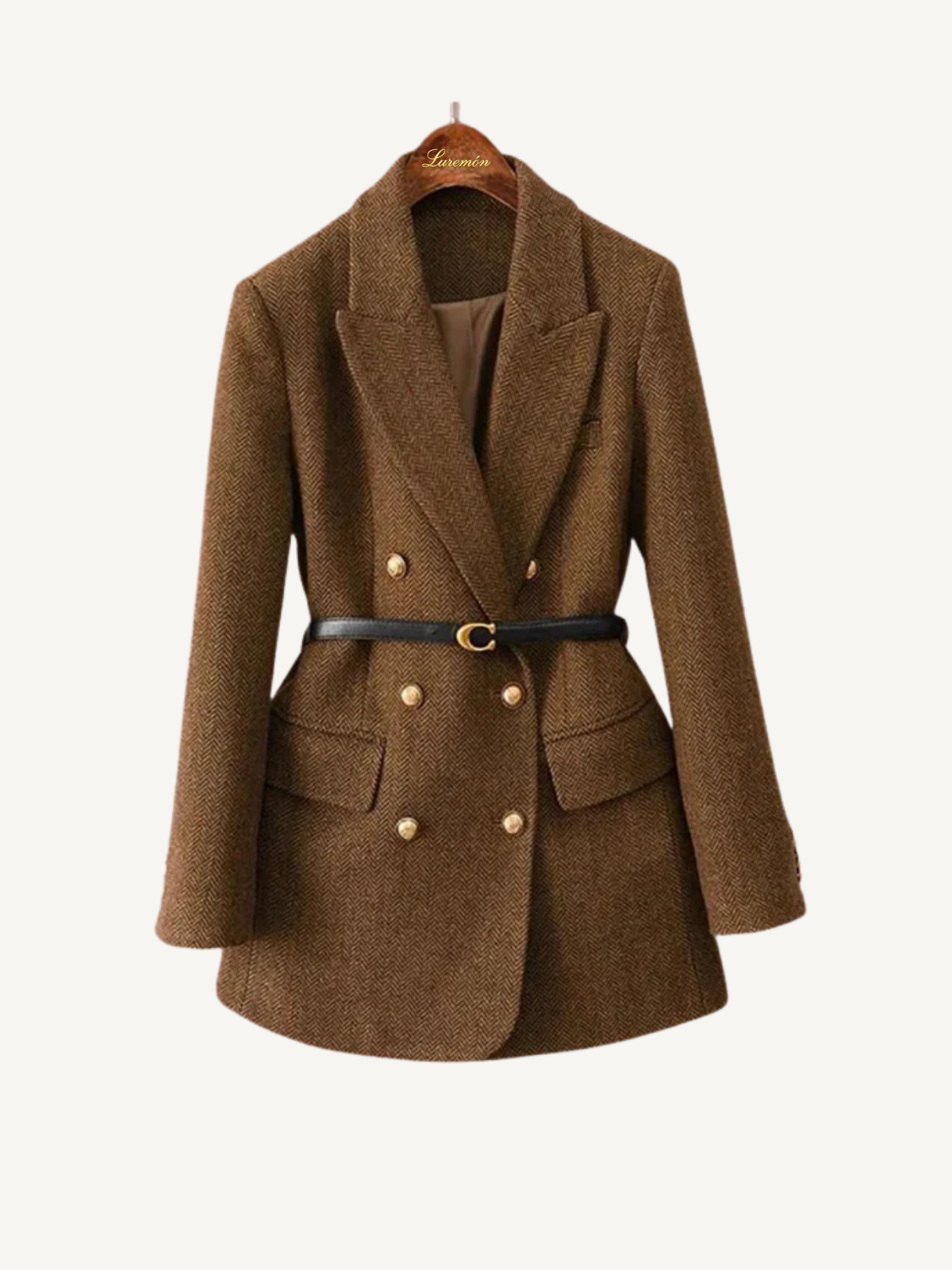 Double-breasted Tweed