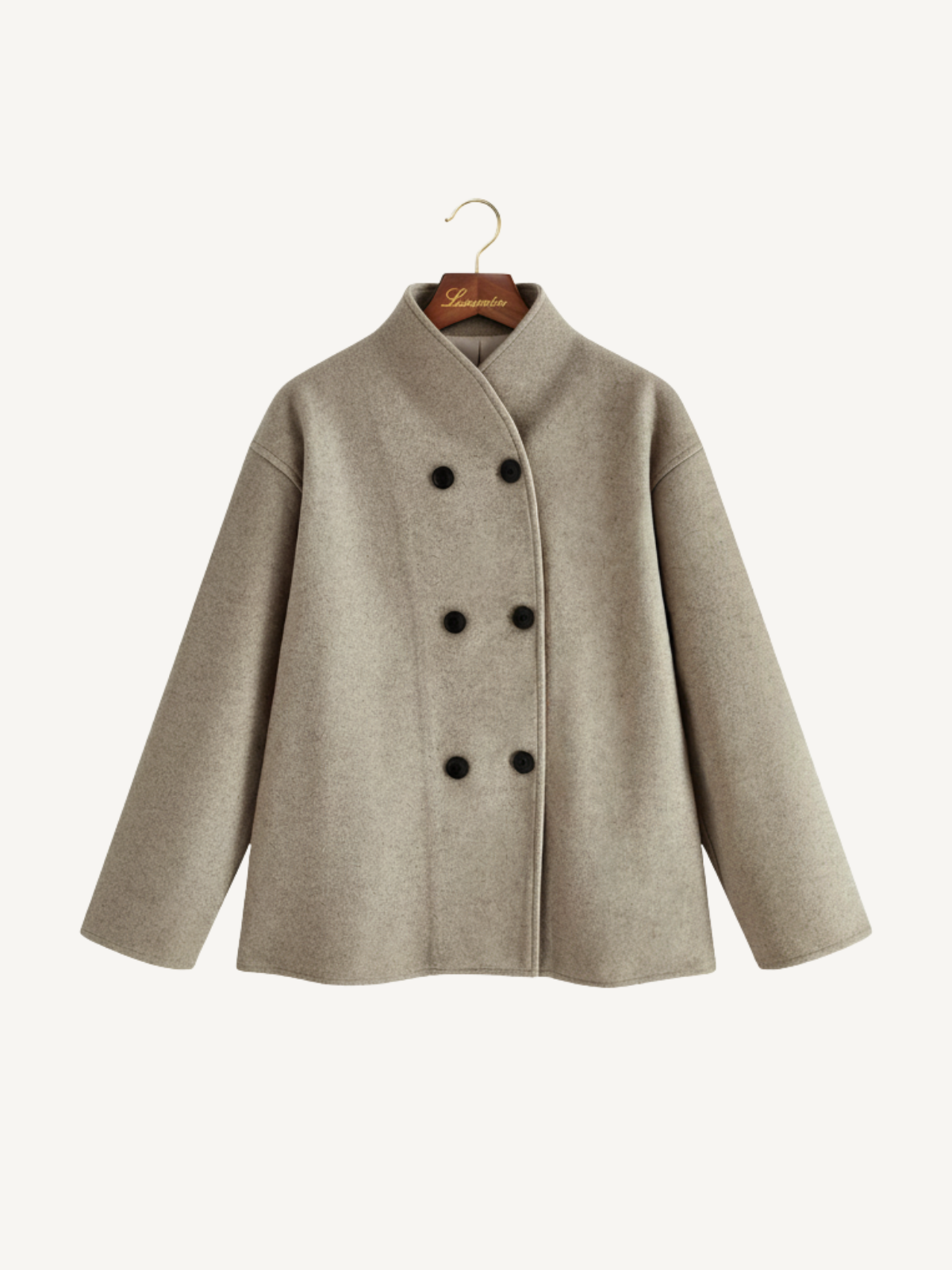 Übergroße Jacke mit Knöpfen