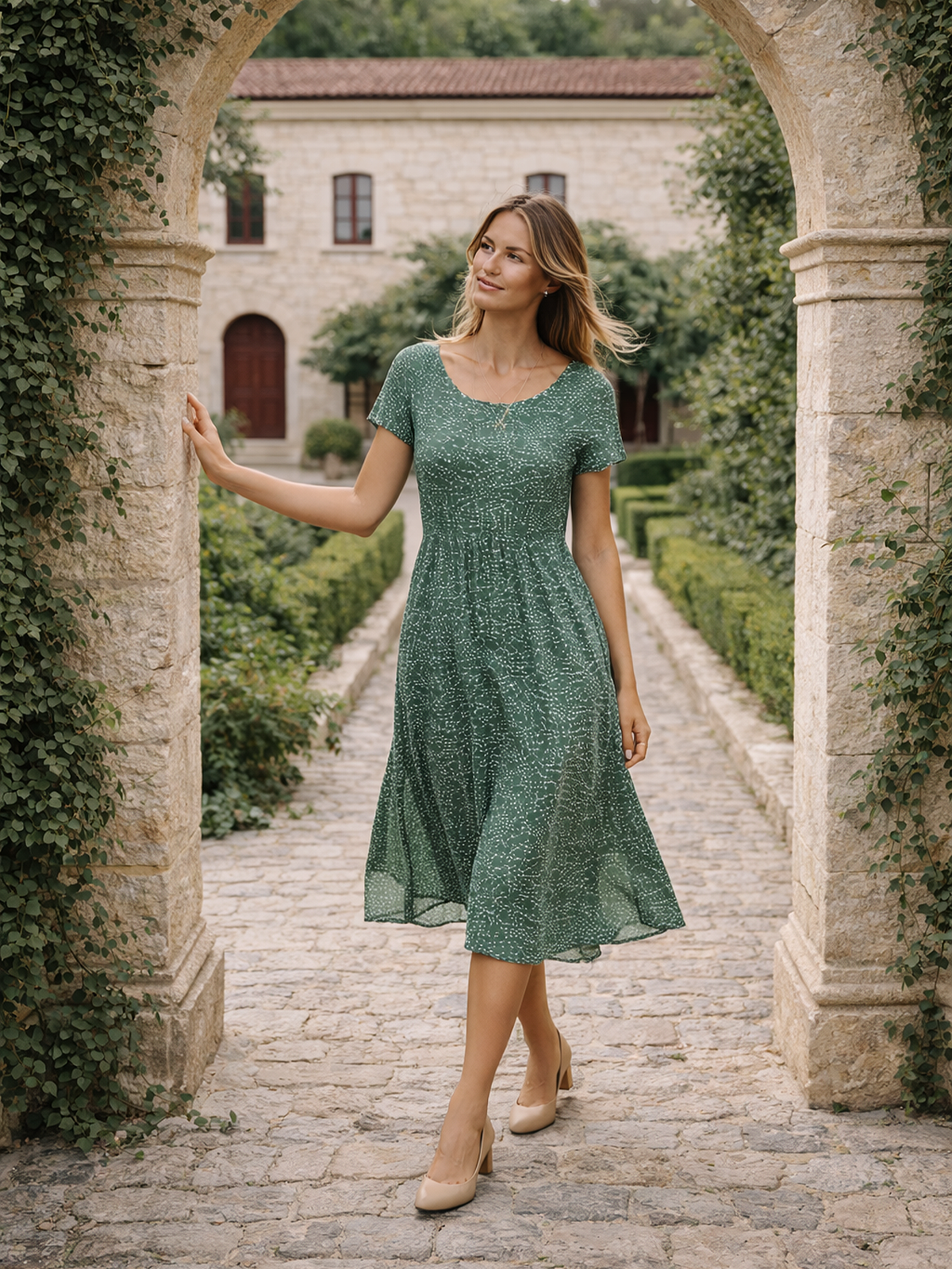 Locker Geschnittenes Sommerkleid