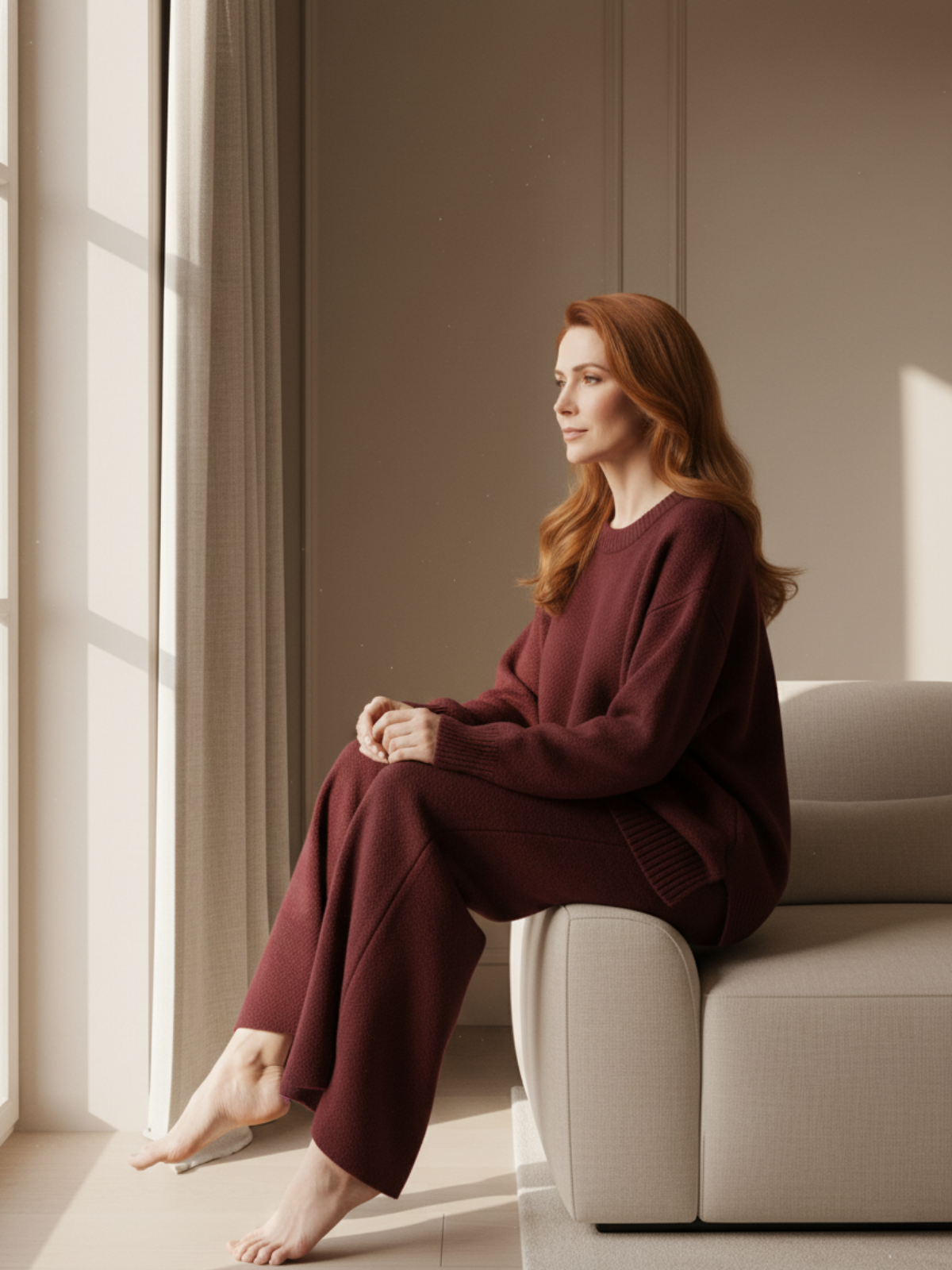 Knitted two-piece set