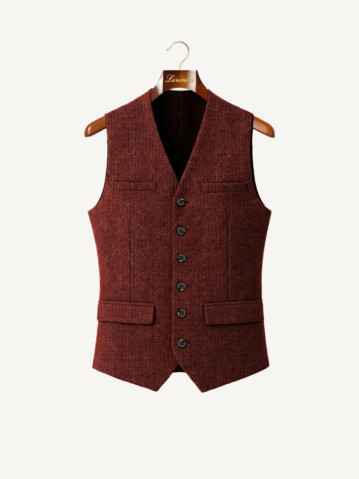 Strukturierte Anzugweste