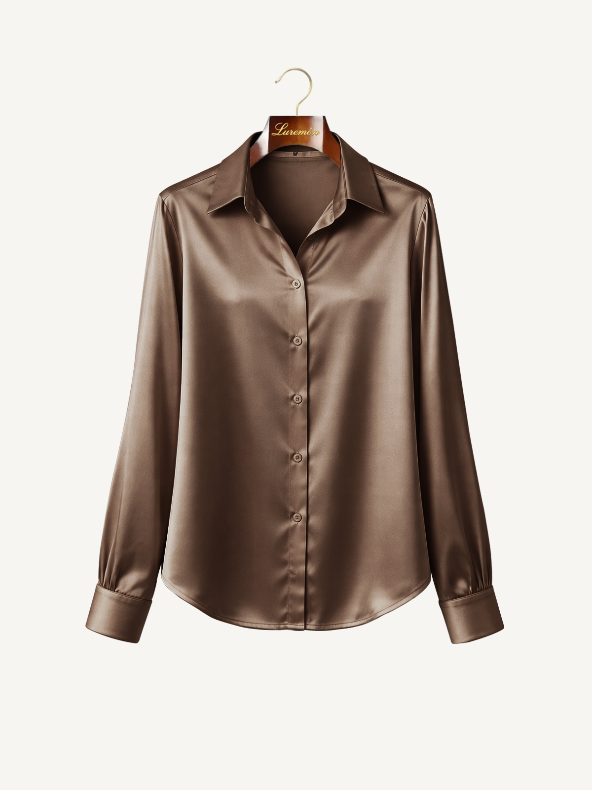 Satin Bluse im zeitlosen Chic Look