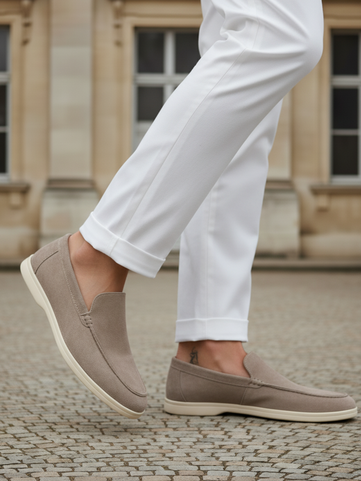 Klassische Wildleder Loafer