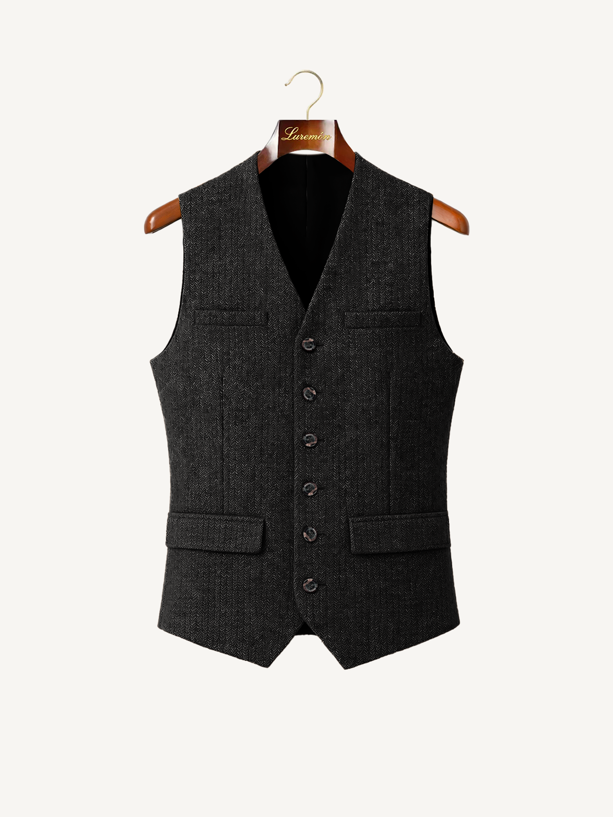 Strukturierte Anzugweste