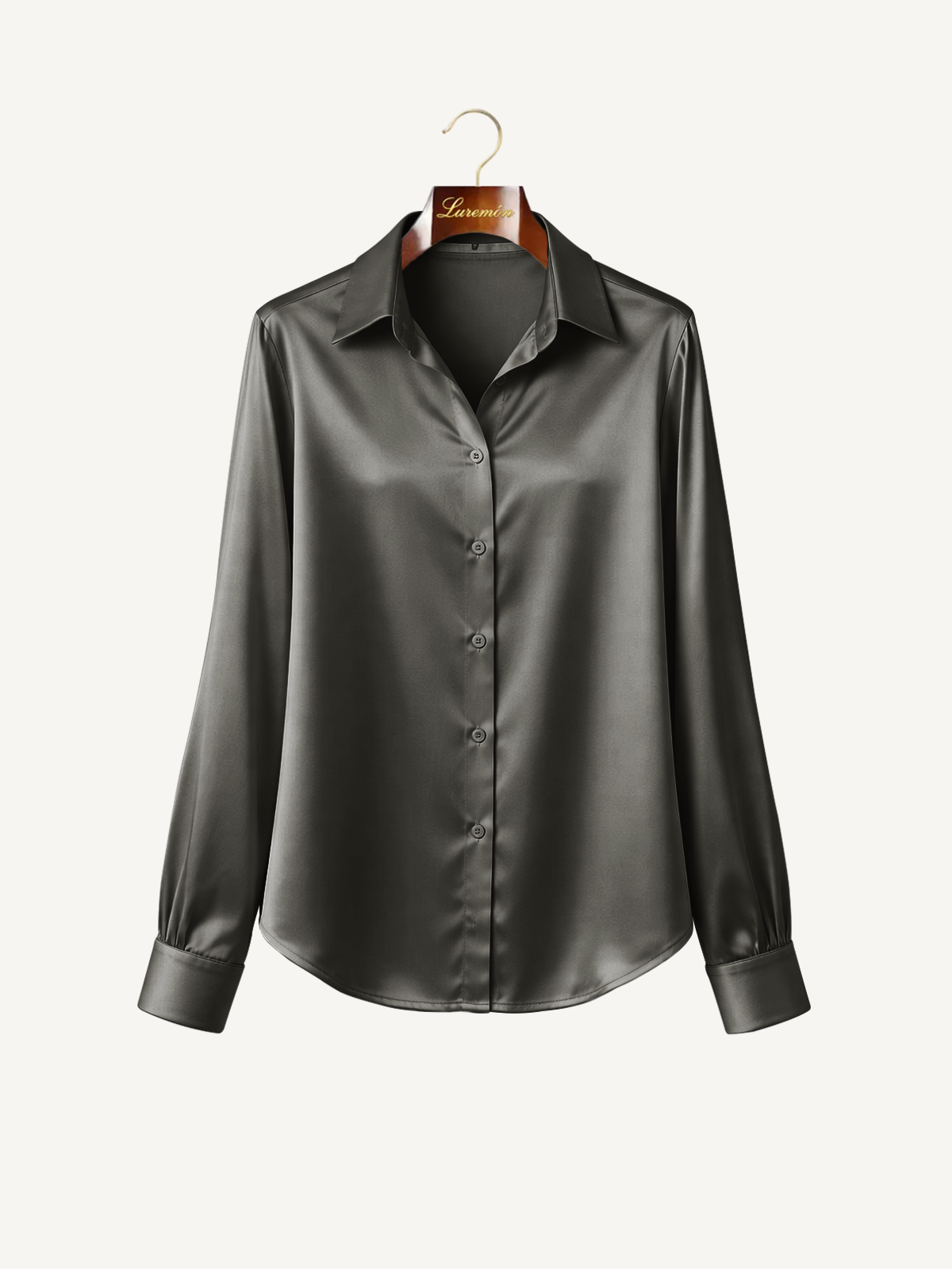 Satin Bluse im zeitlosen Chic Look