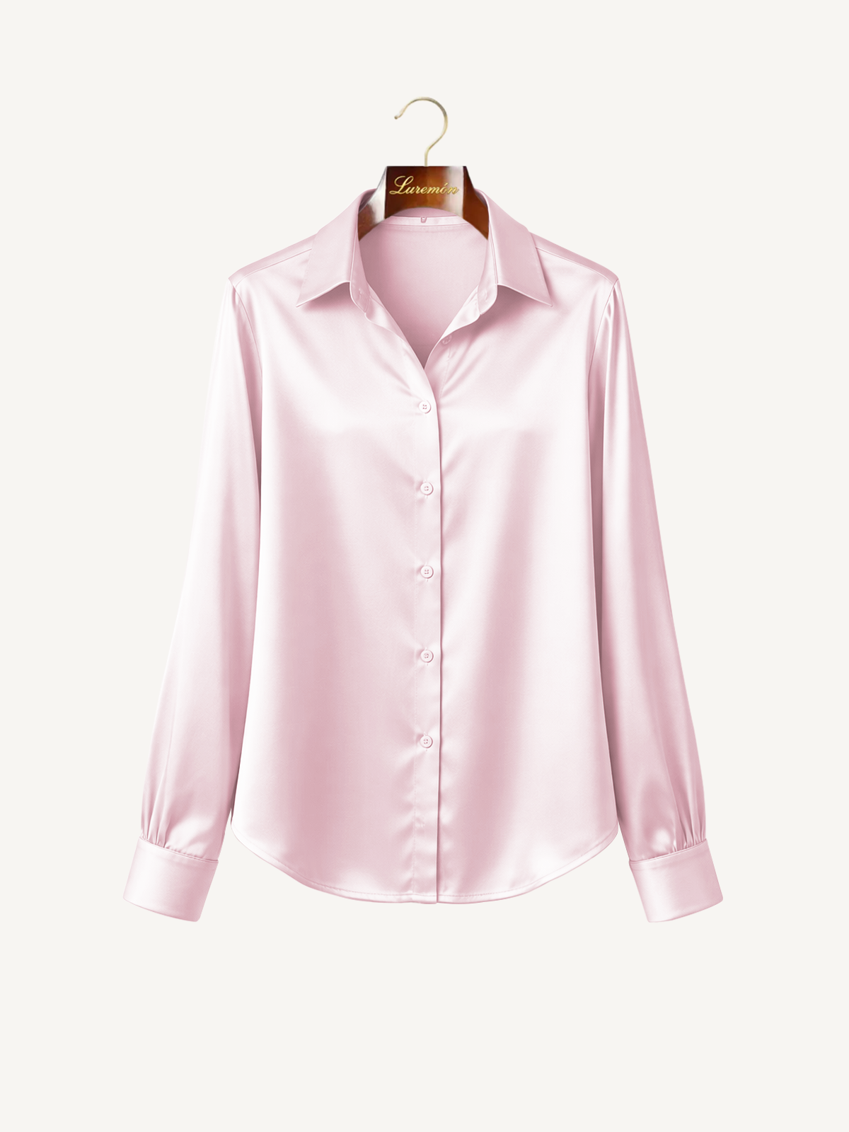Satin Bluse im zeitlosen Chic Look