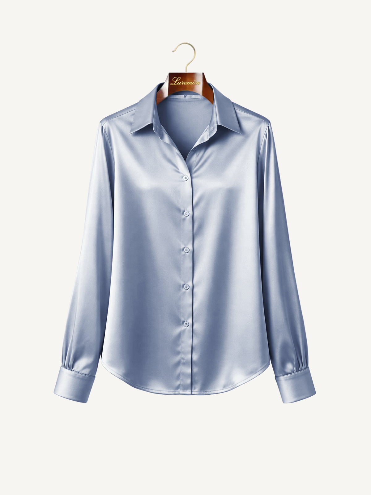 Satin Bluse im zeitlosen Chic Look