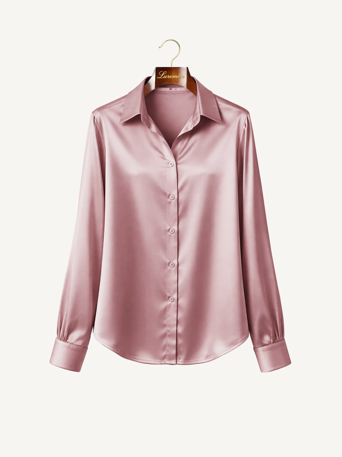 Satin Bluse im zeitlosen Chic Look