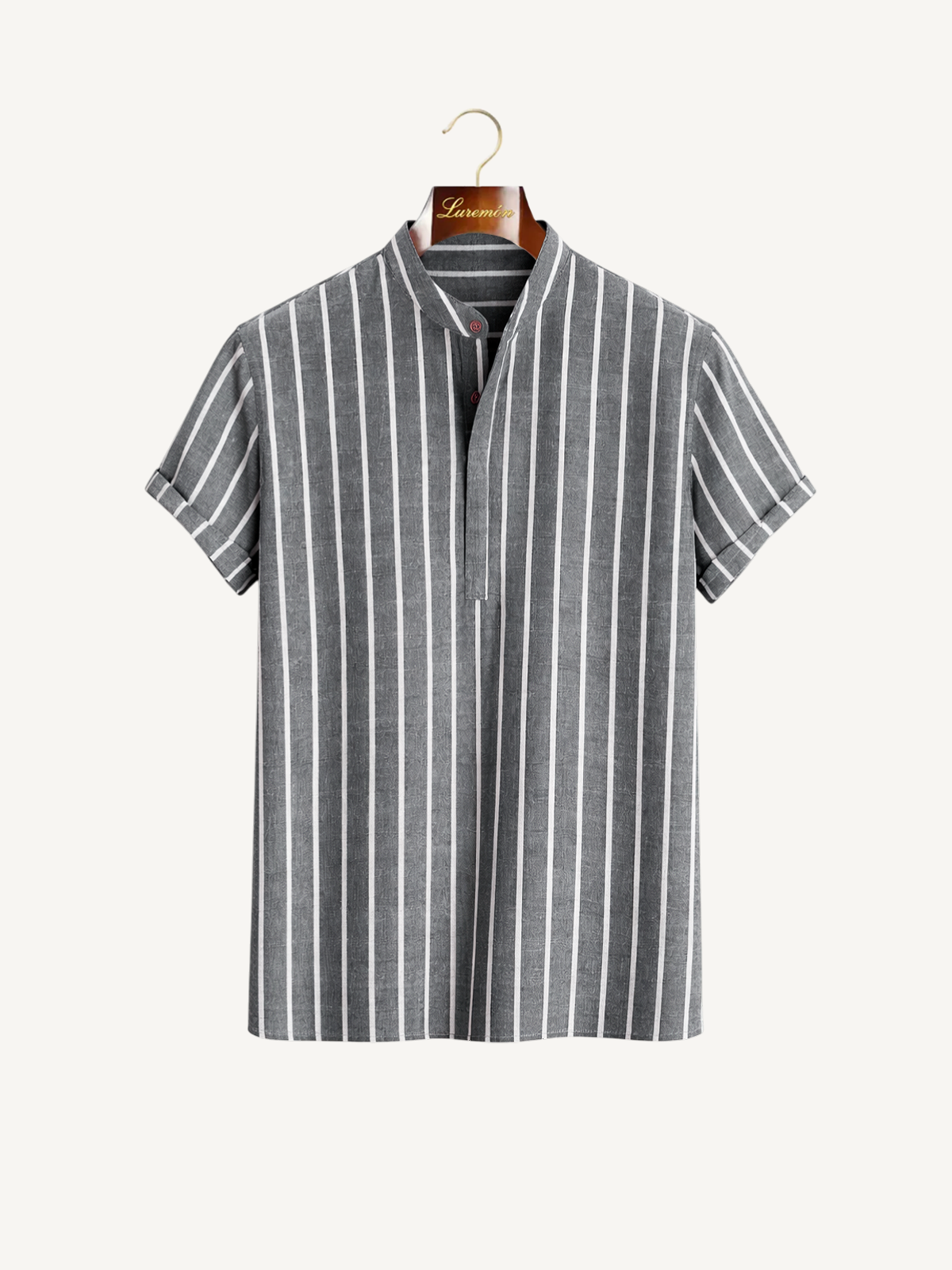 Poloshirt Stehkragen Kurzarm