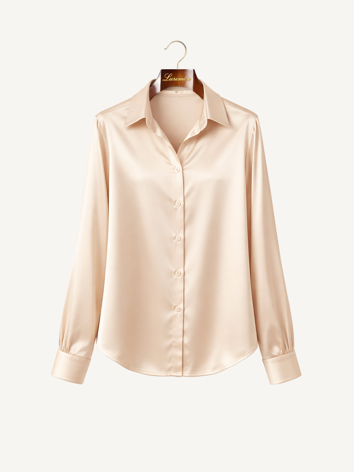 Satin Bluse im zeitlosen Chic Look