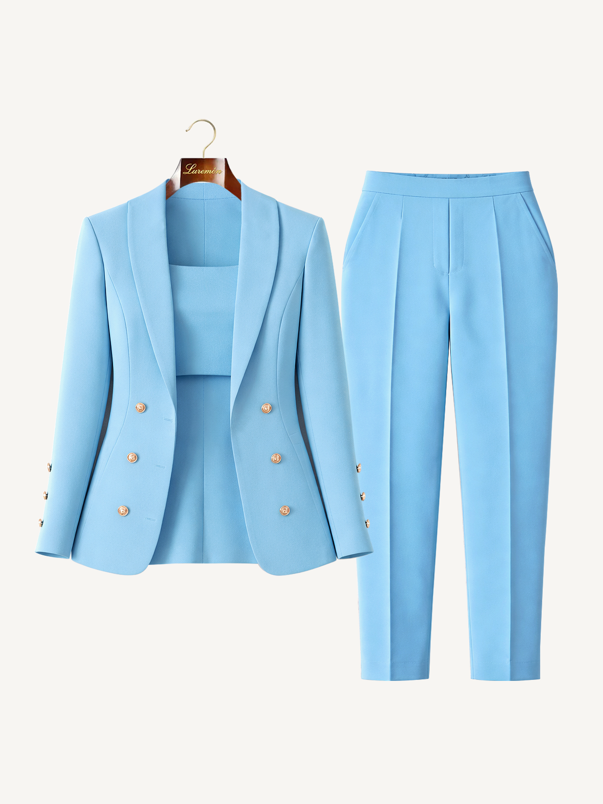 Dreiteiler Blazer Anzug Set