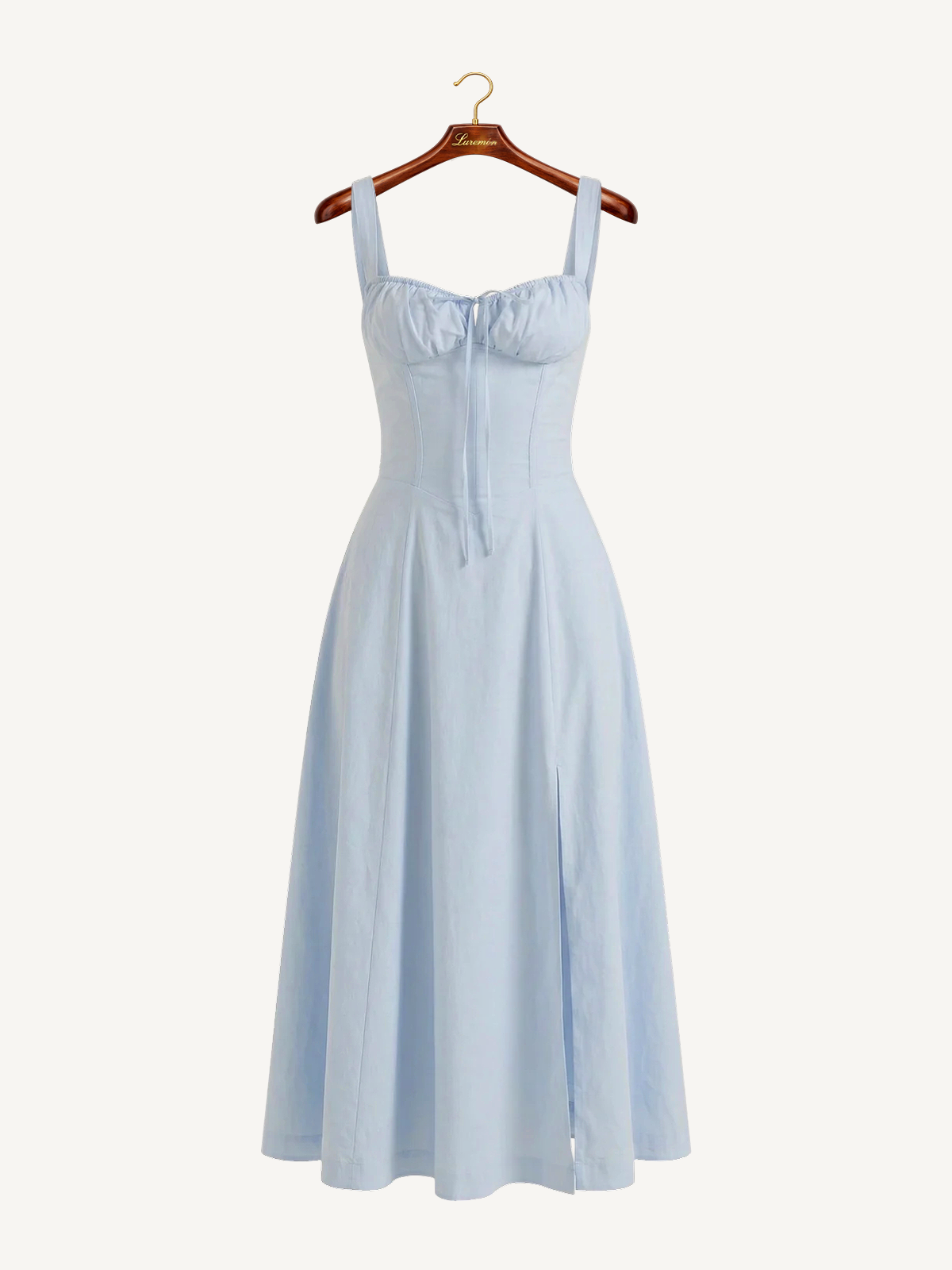 Midikleid mit Schnürung