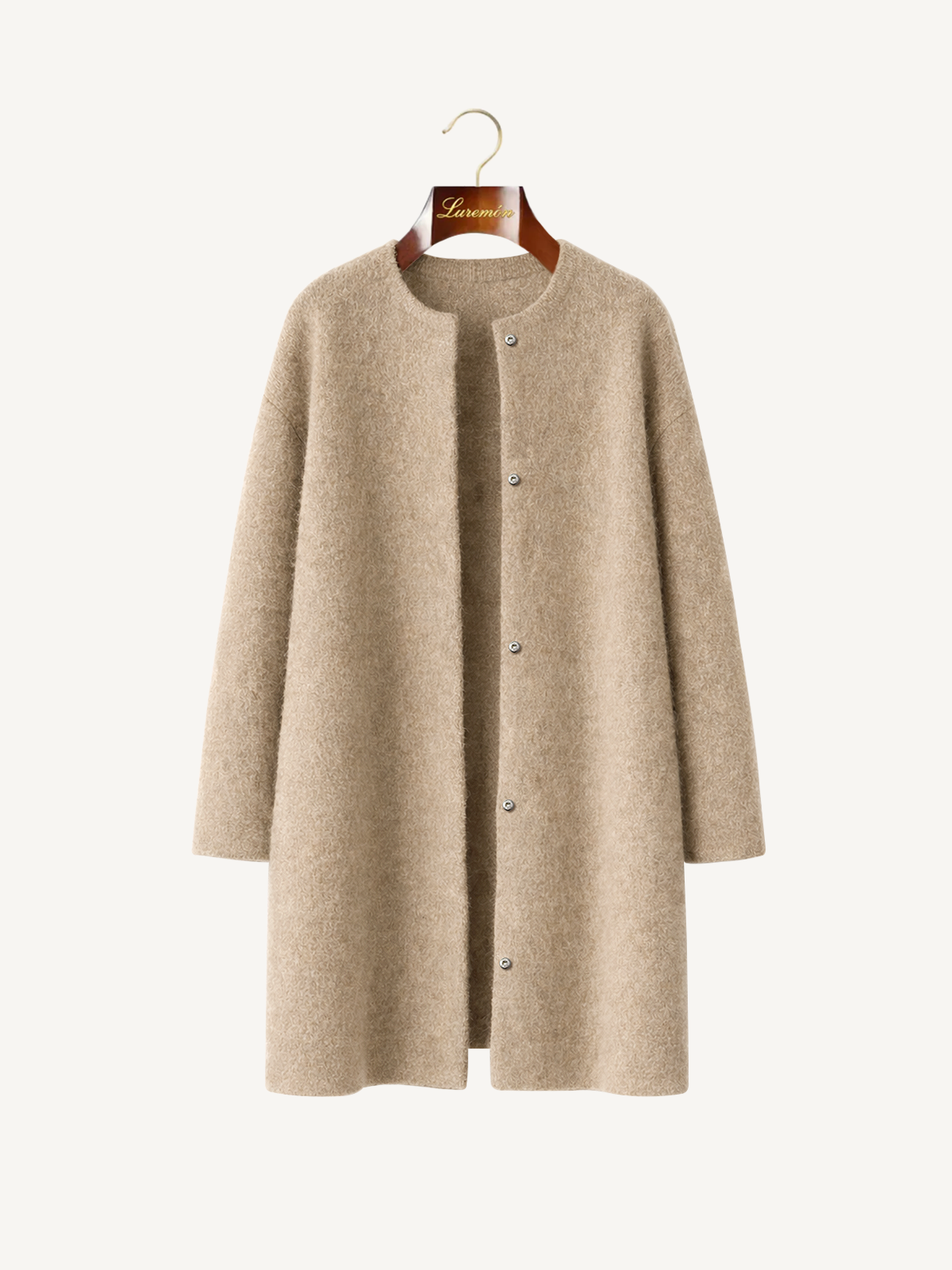 Langer Strickcardigan