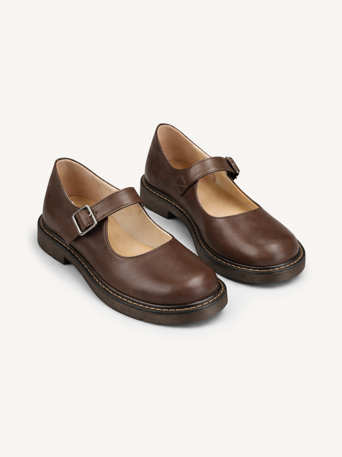 Klassische Schuhe Schnallenriemen