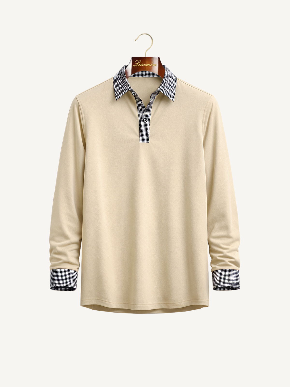 Langarm Polohemd für Herren