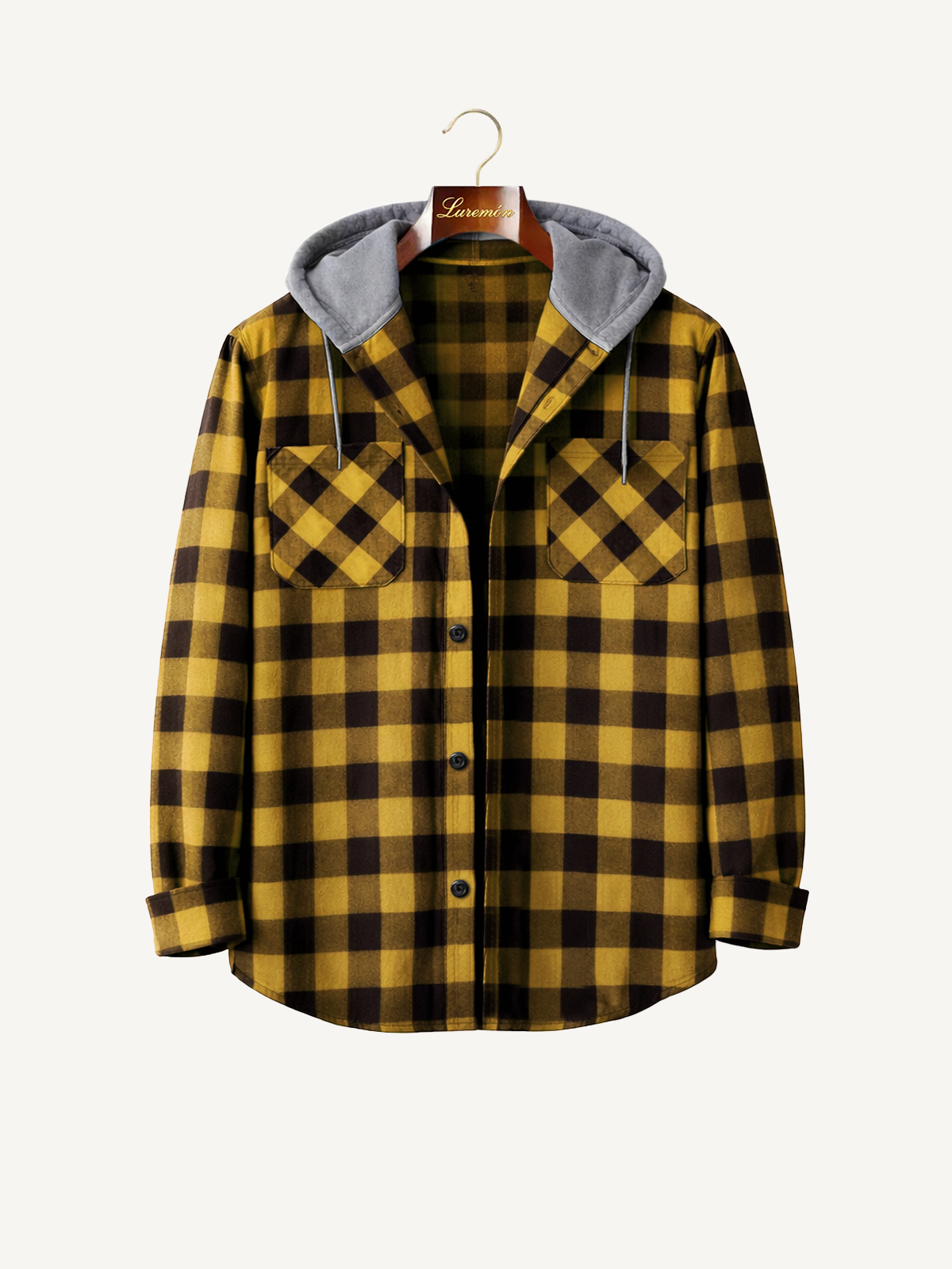 Kapuzen Strickjacken Karo