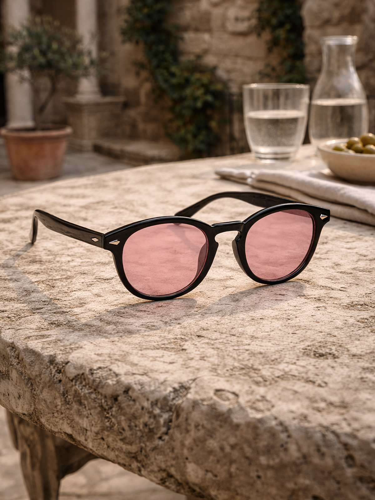 Getönte Sonnenbrille