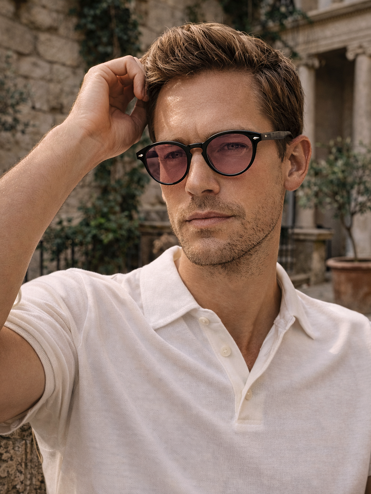 Getönte Sonnenbrille