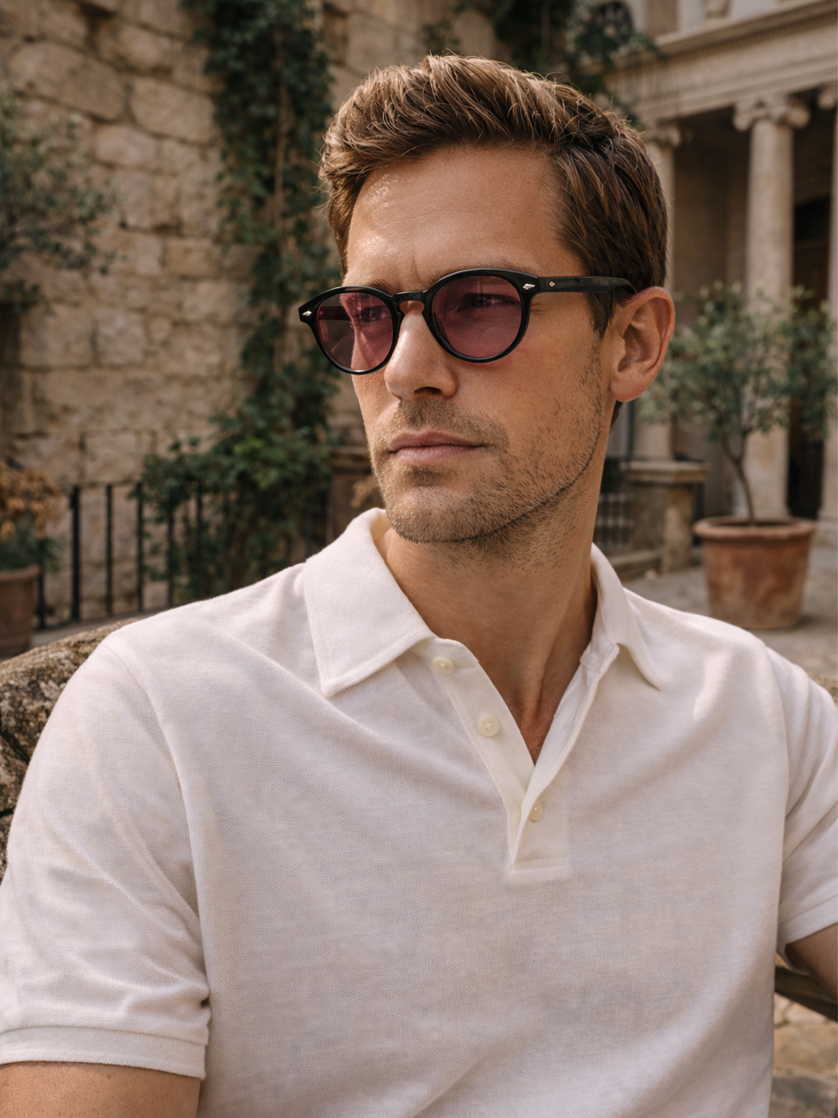 Getönte Sonnenbrille