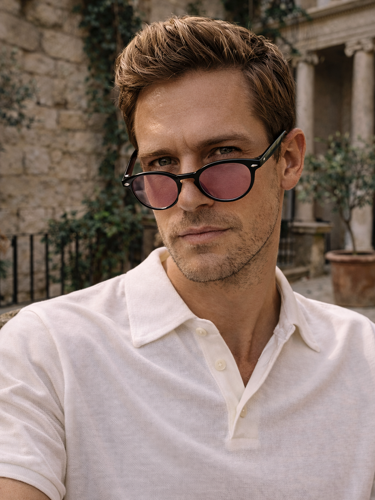 Getönte Sonnenbrille