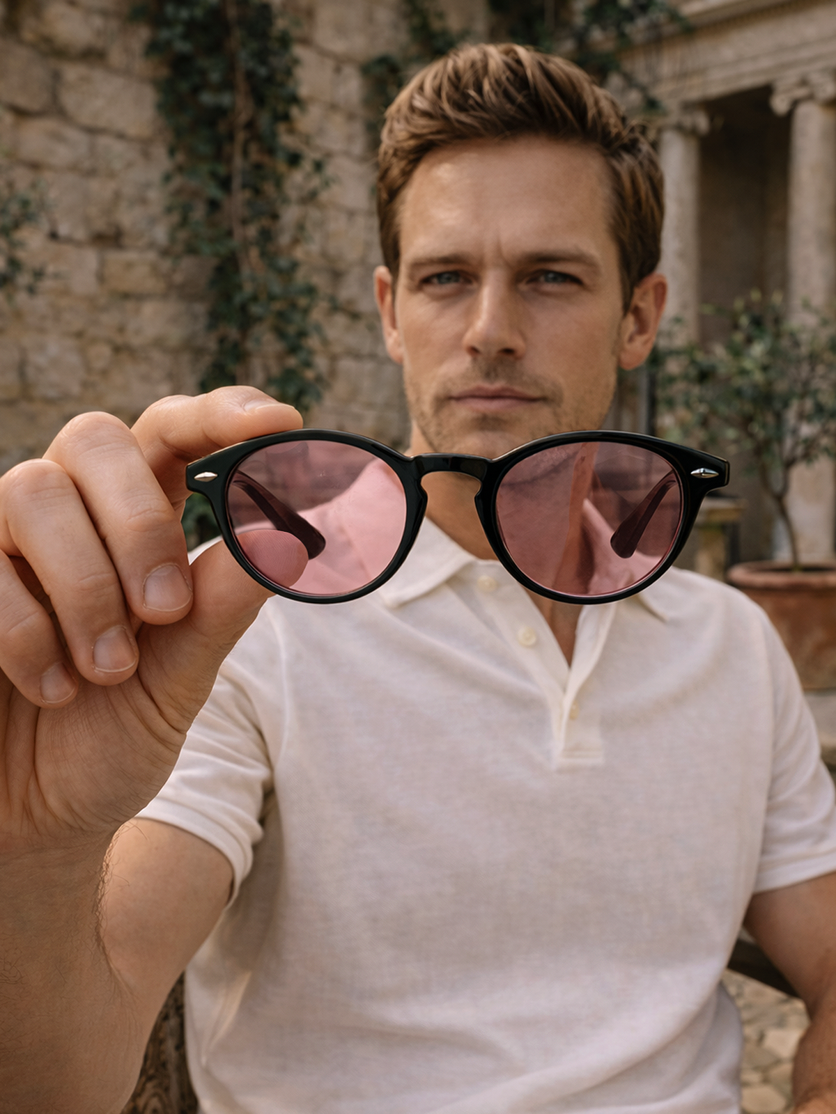 Getönte Sonnenbrille