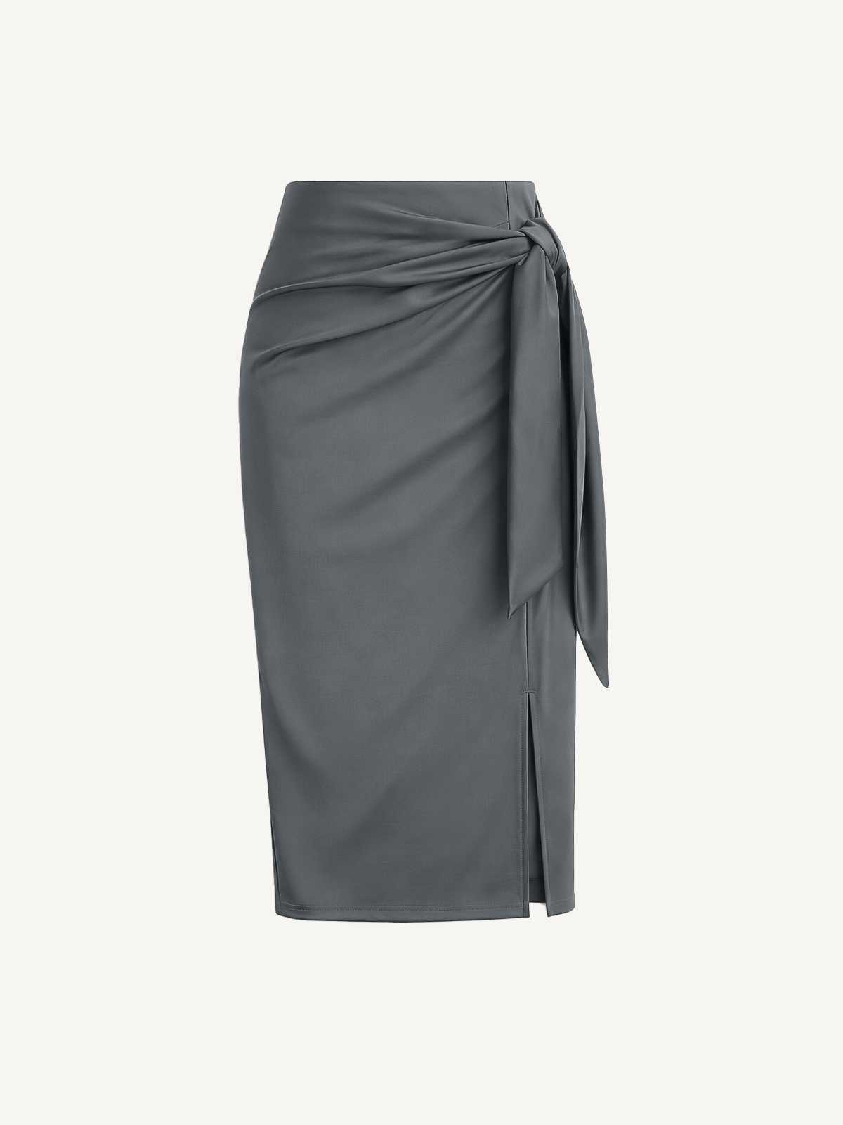 Knielanger High Waist Rock