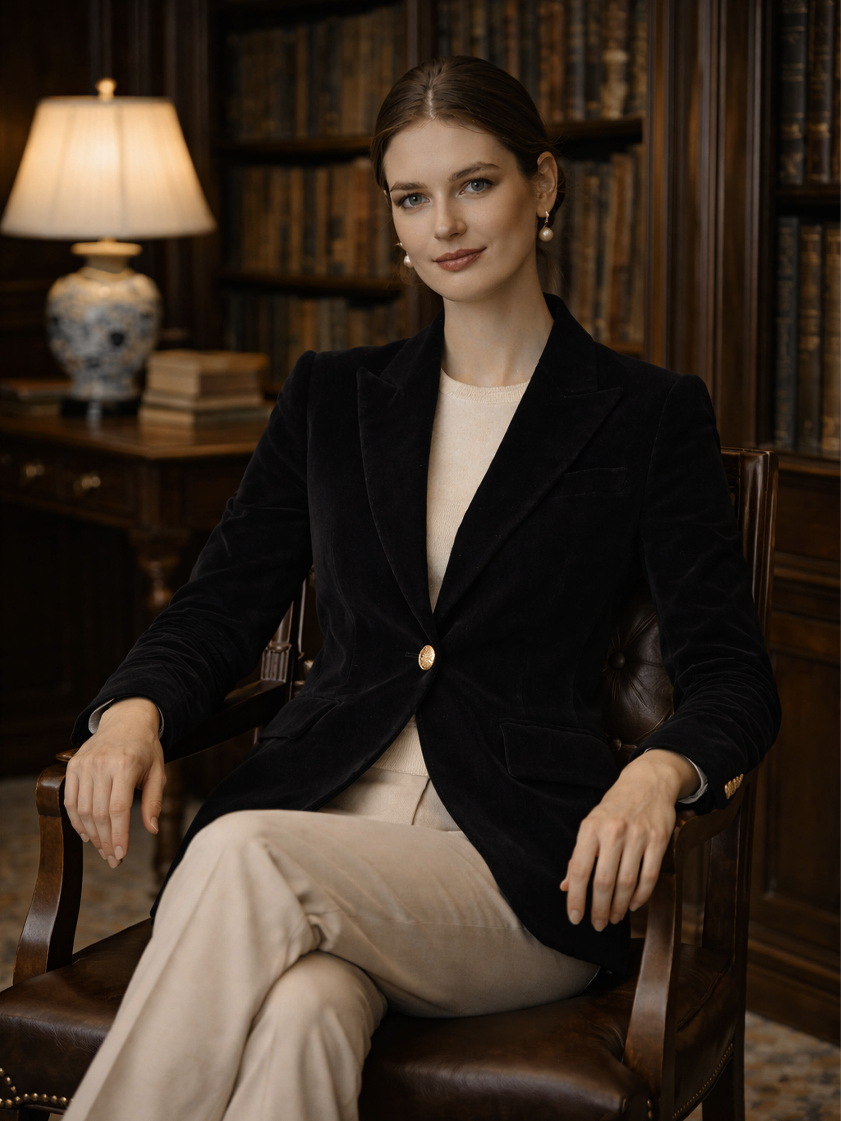 Blazer mit Goldenen Knöpfen