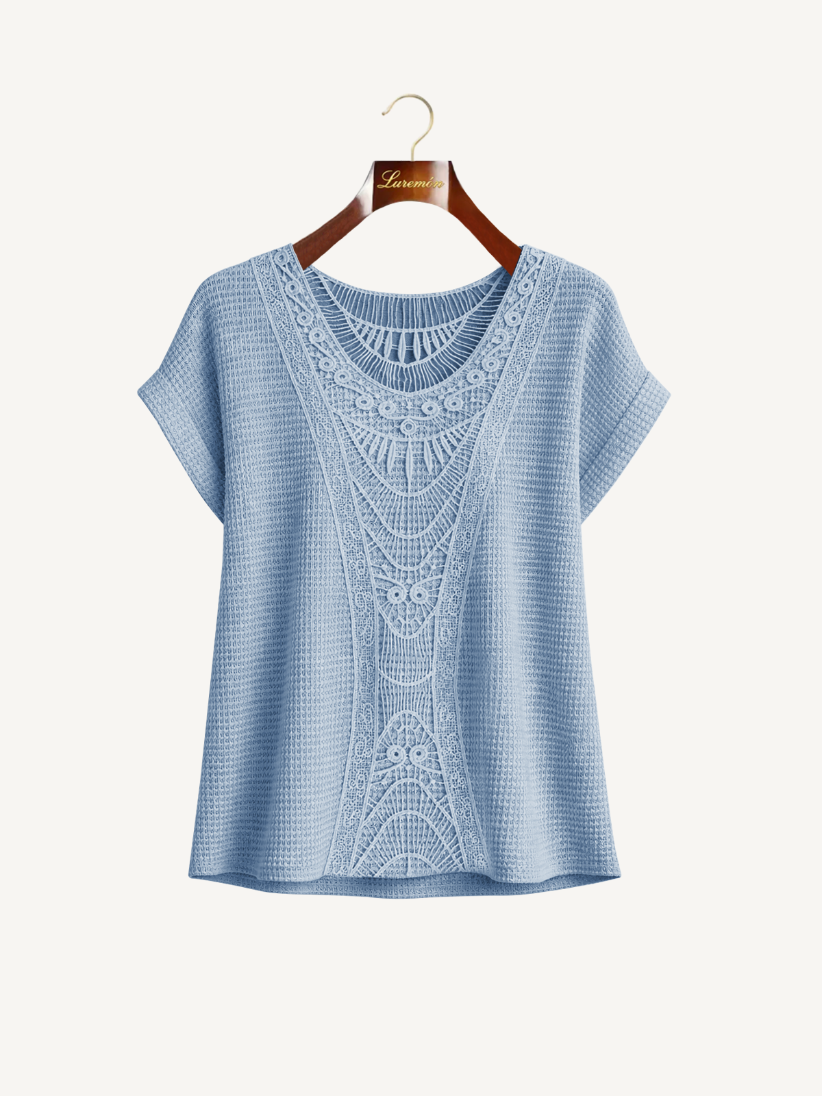 Wunderschön detailliertes Strickoberteil