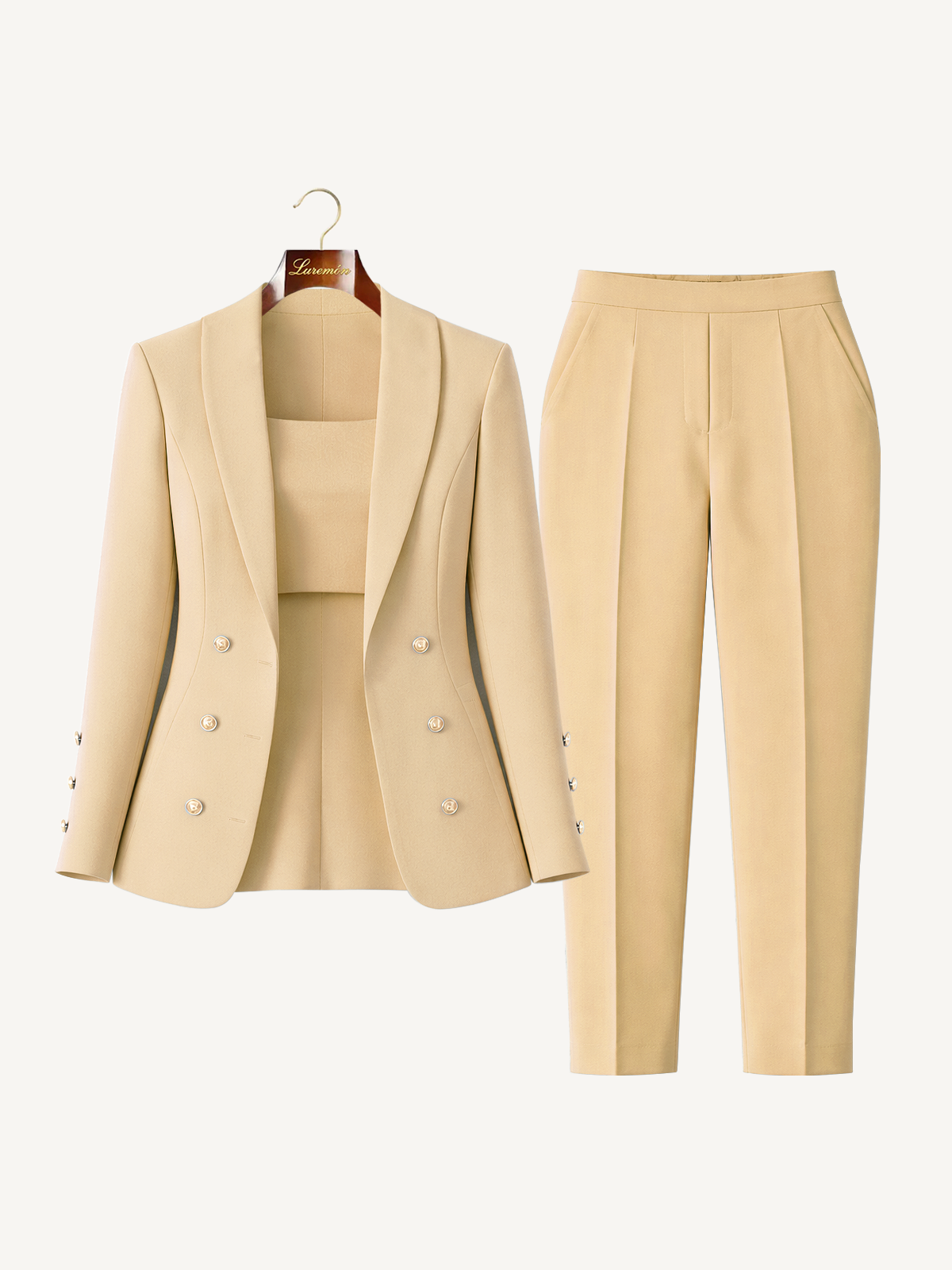 Dreiteiler Blazer Anzug Set