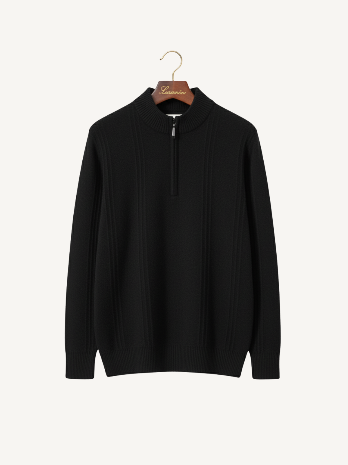 Estate Kaschmir Zip-Pullover