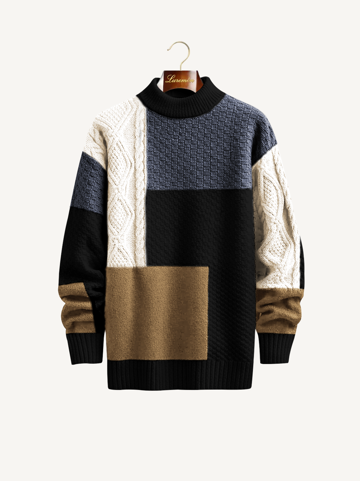 Strickpullover mit Strukturmuster